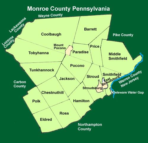 Monroe County Townships