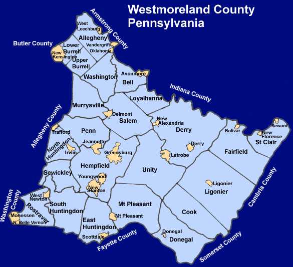 Westmoreland County Townships